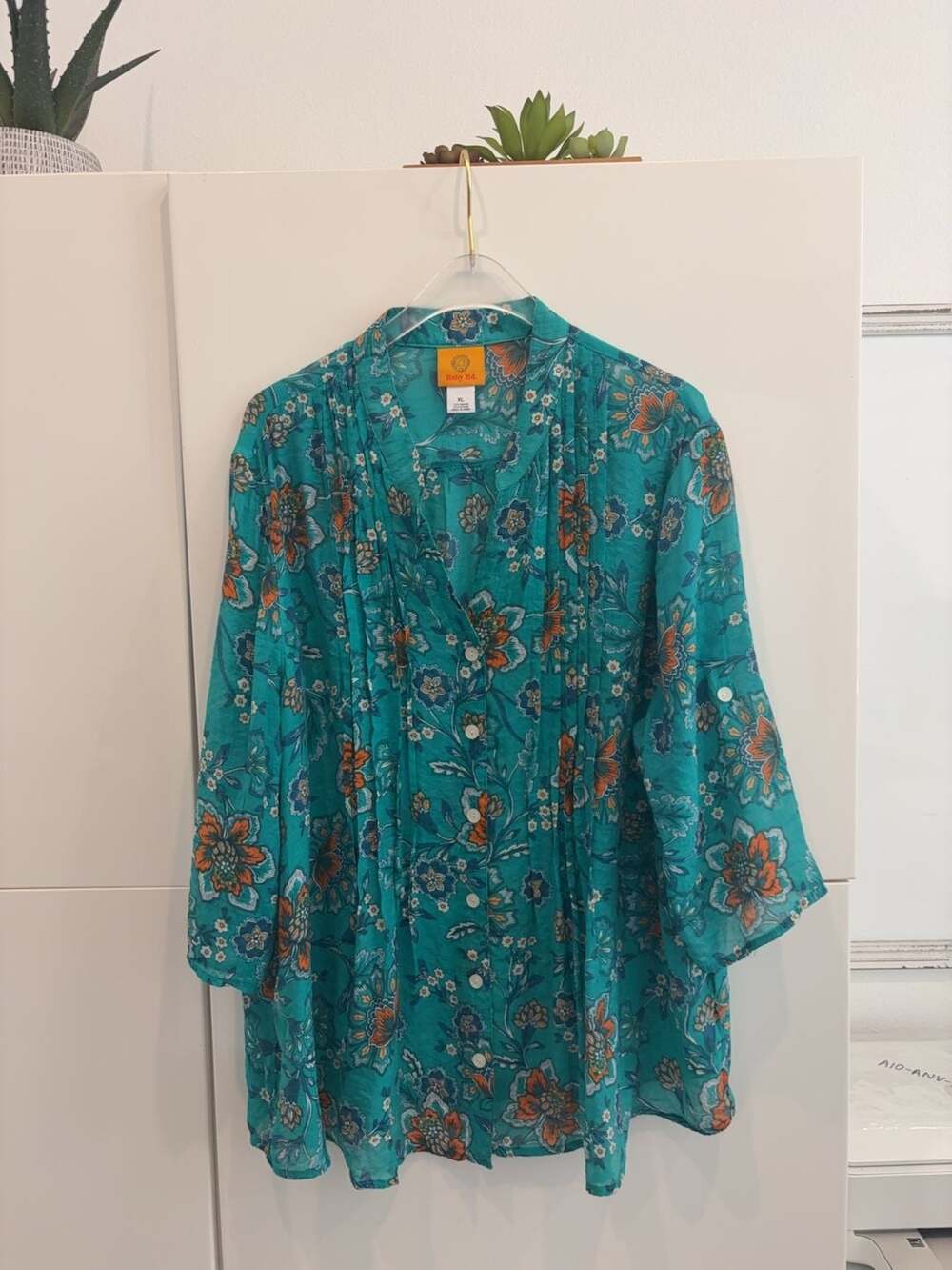 Ruby Rd. Floral top flowy - Picture 1 of 7